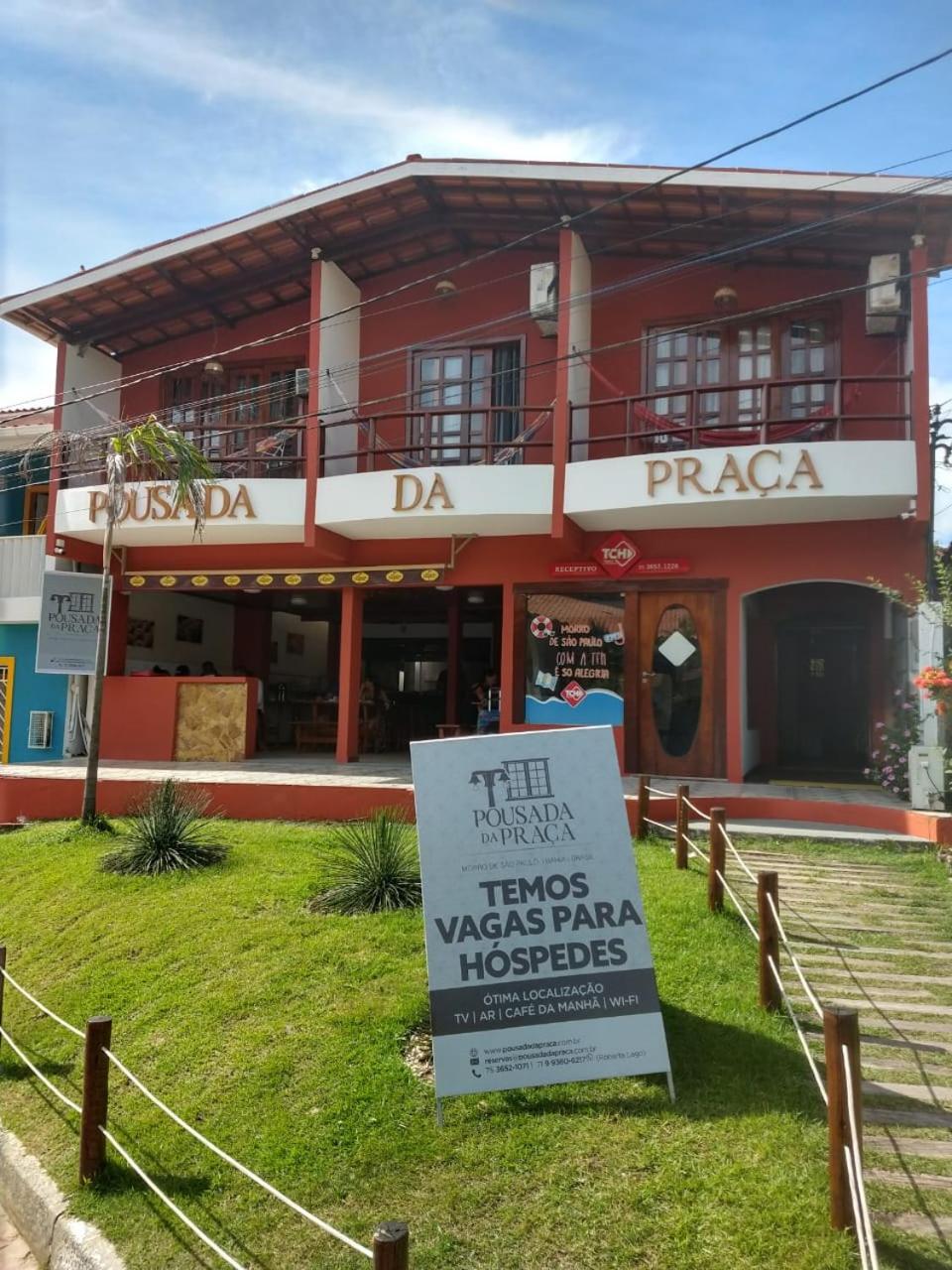 Pousada Da Praca Morro de São Paulo Exteriör bild